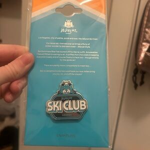 Jellycat Ski Club Enamel Pin - Exclusive